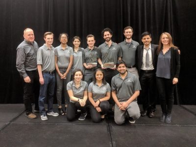 ECO-Graphio and the winning TreeHAUS Teams at the 2019 SDDC