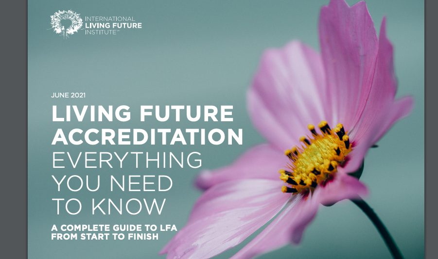 Living Future Accreditation slide