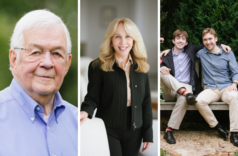 (From left) Joe T. May, Elaine Attridge, James Attridge, and Will Banner.